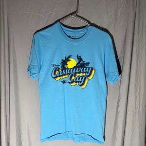 Disney Blue Short Sleeve Tee with Graphic Design